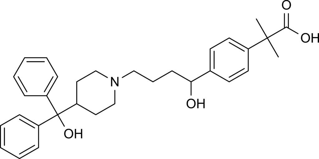 Diagram of an Allegra molecule