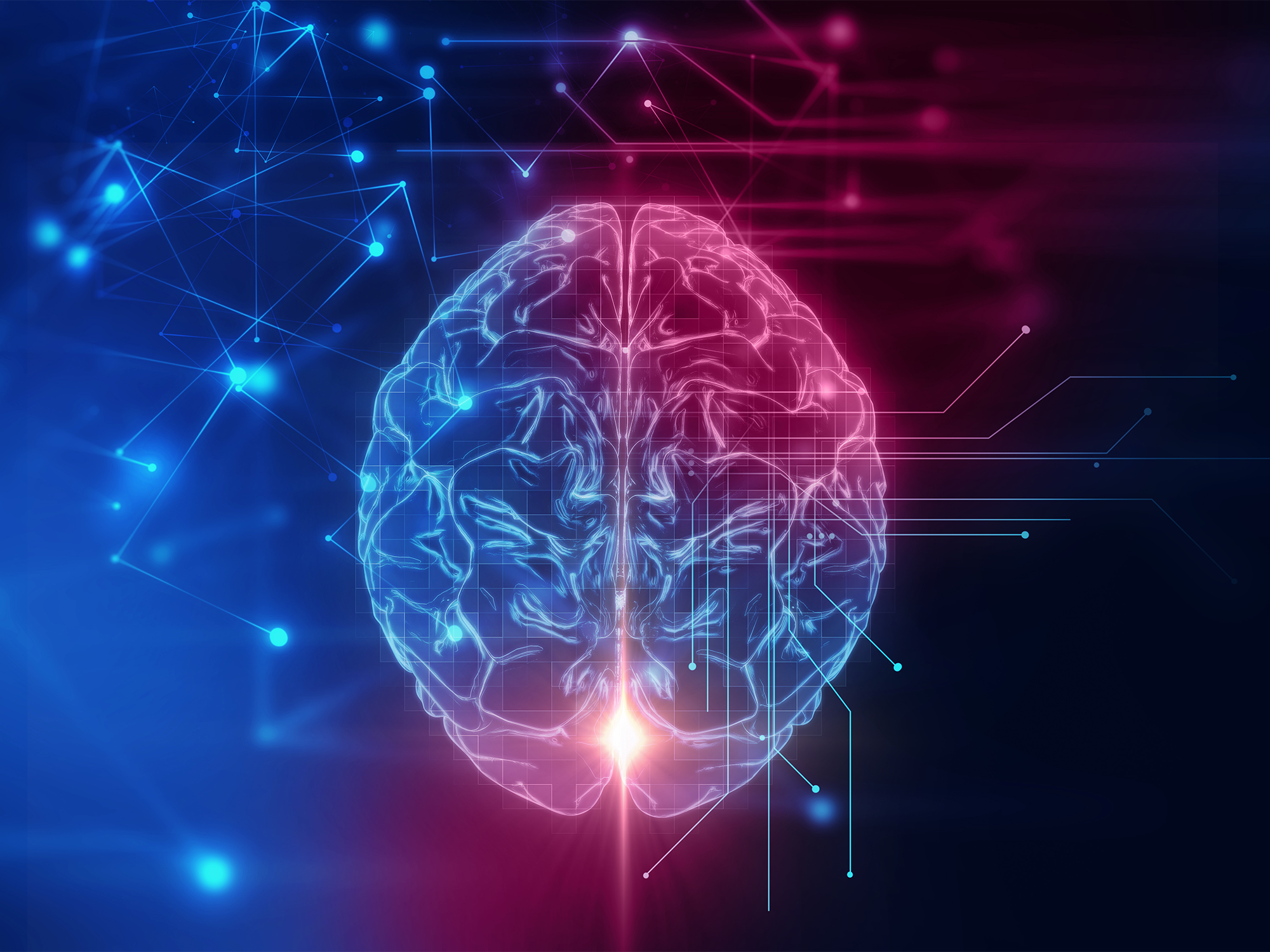 A photoillustration of a brain