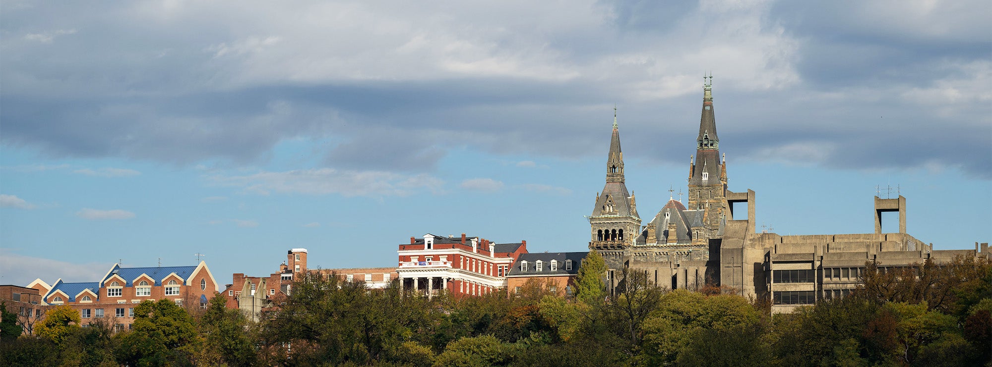 Campus viewed from afar